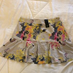 NWT flared mini Floral Skirt size Large